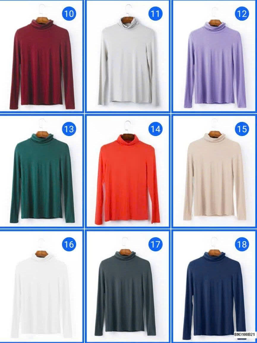 ÁO GIỮ NHIỆT CỔ LỌ CANVAUS