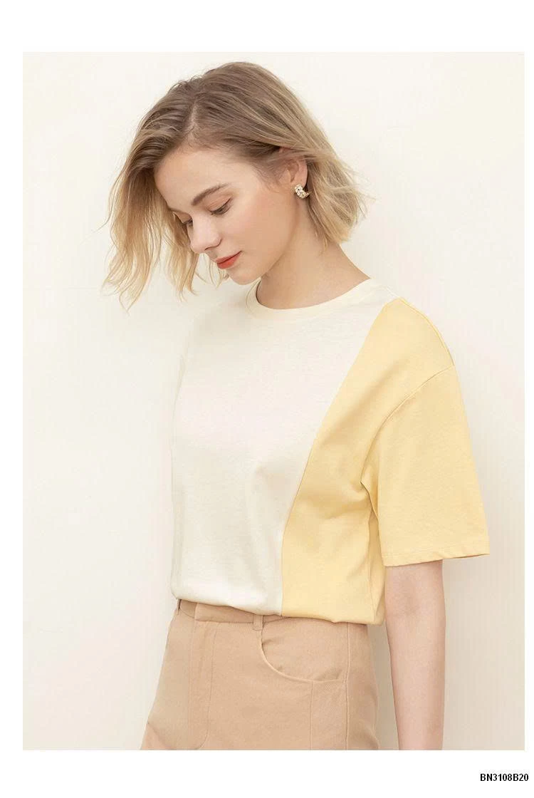 ÁO THUN MIX  2 MÀU CANVAUS