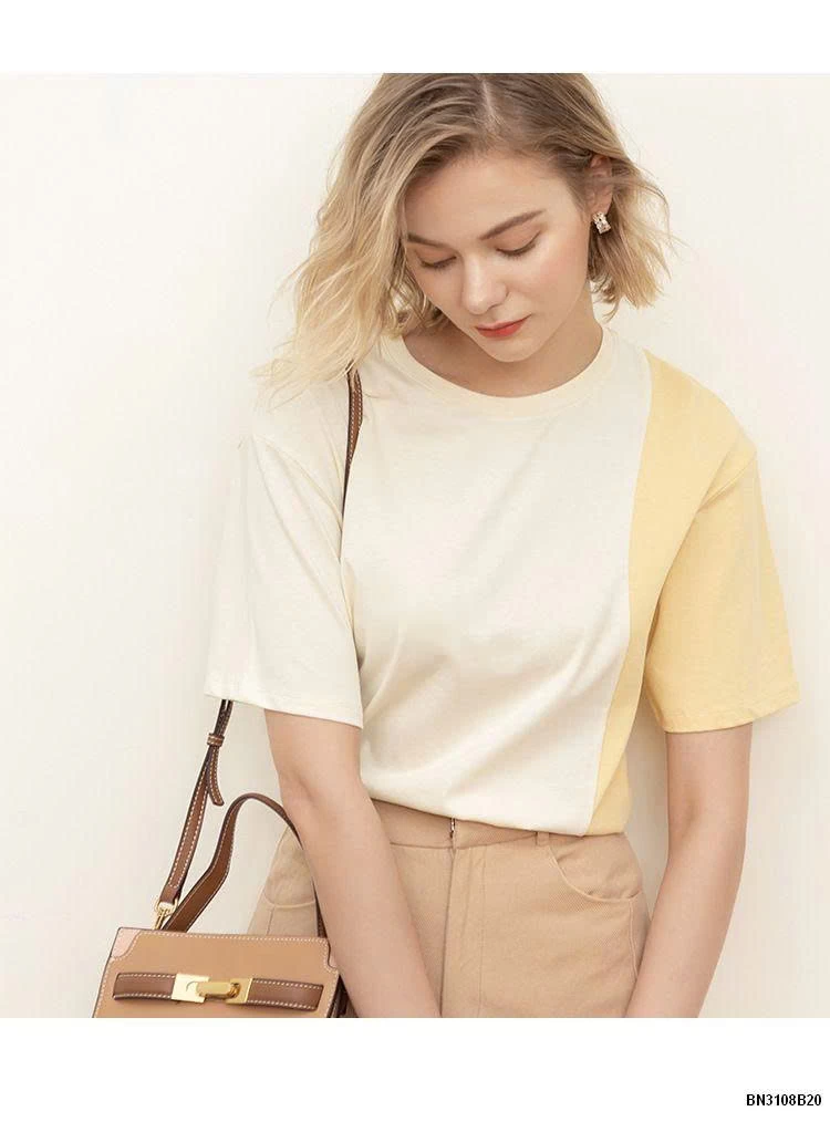 ÁO THUN MIX  2 MÀU CANVAUS