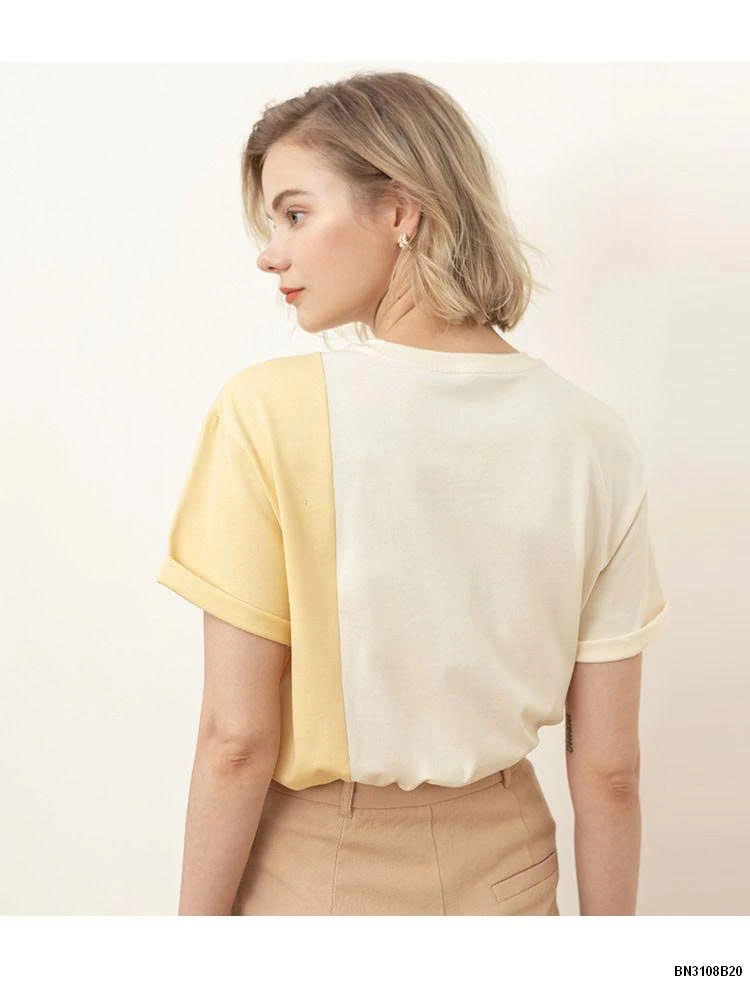 ÁO THUN MIX  2 MÀU CANVAUS