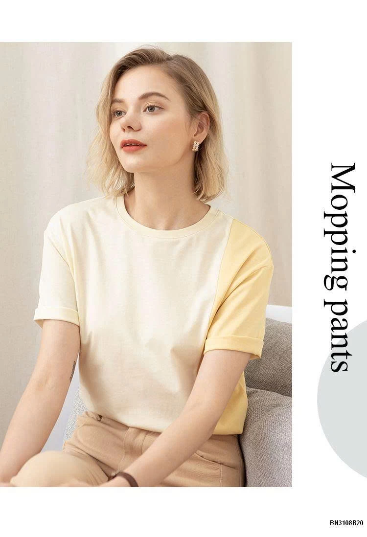 ÁO THUN MIX  2 MÀU CANVAUS