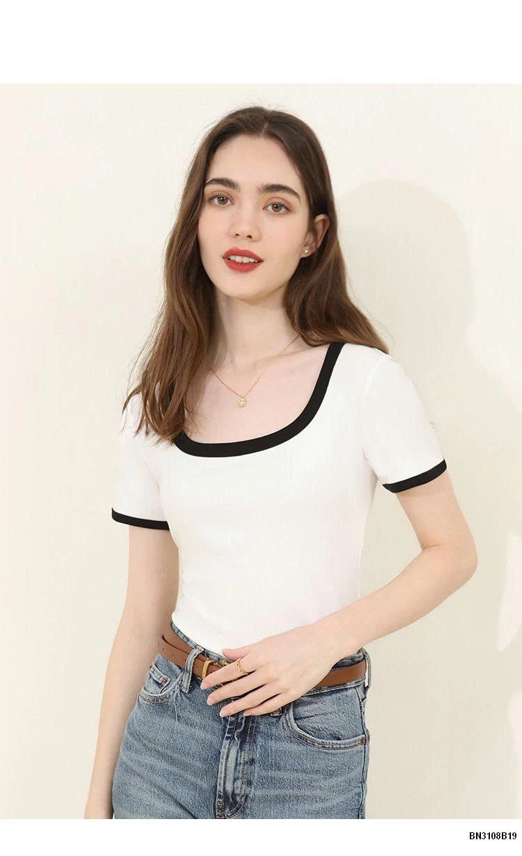 ÁO THUN CỔ RỘNG CANVAUS