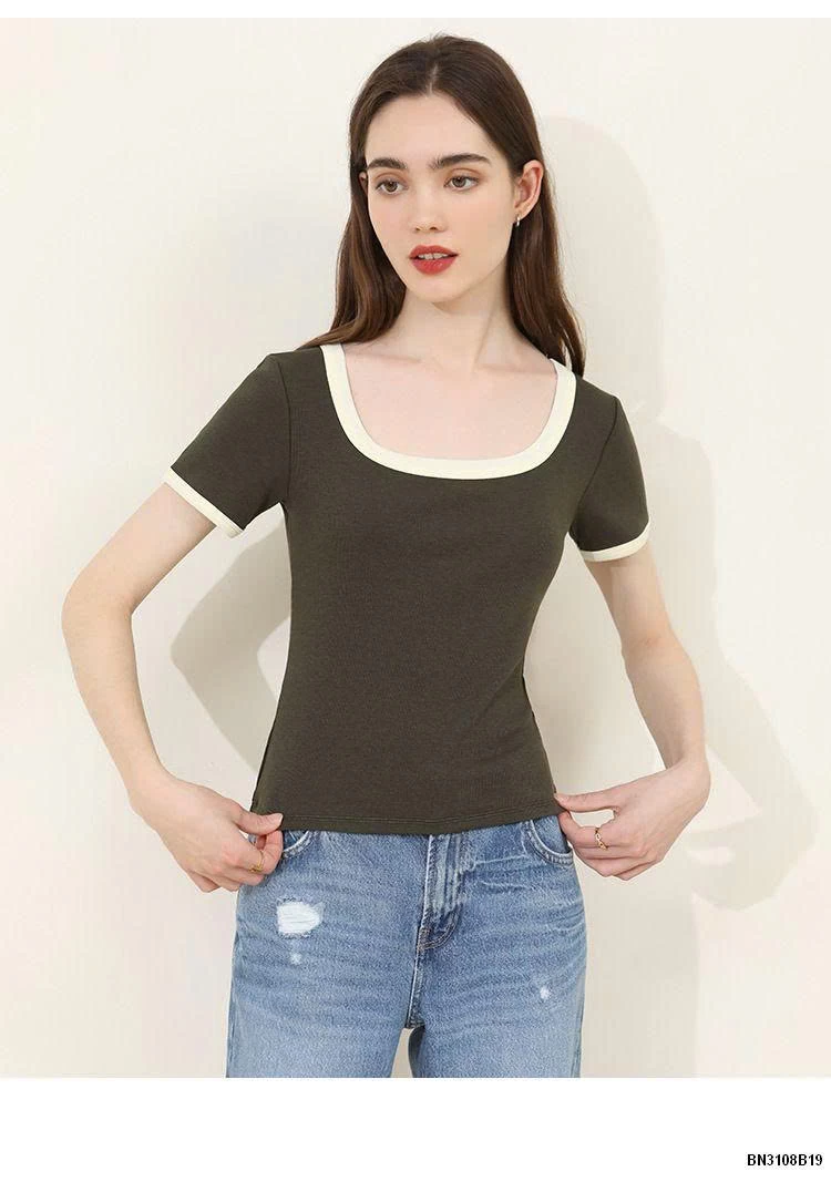 ÁO THUN CỔ RỘNG CANVAUS