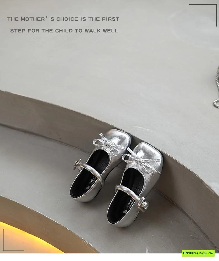 GIÀY BÚP BÊ GẮN NƠ TAG QUAI ĐÁ