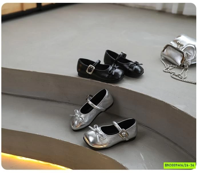 GIÀY BÚP BÊ GẮN NƠ TAG QUAI ĐÁ