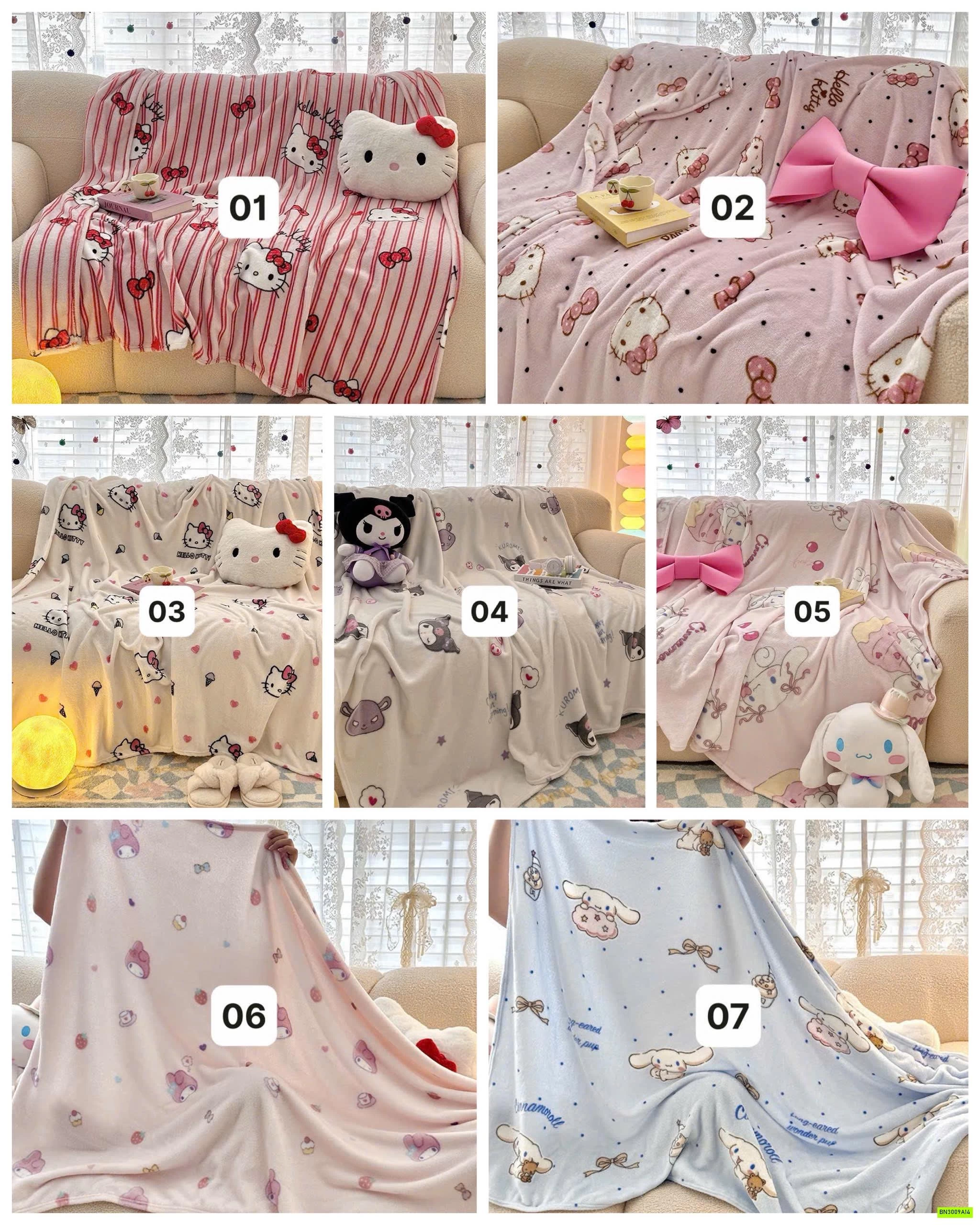 CHĂN BĂNG LÔNG DỄ THƯƠNG