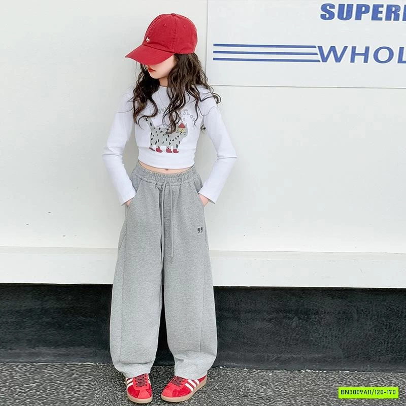 CROPTOP MÈO MIX BAGGY COTTON SZ ĐẠI