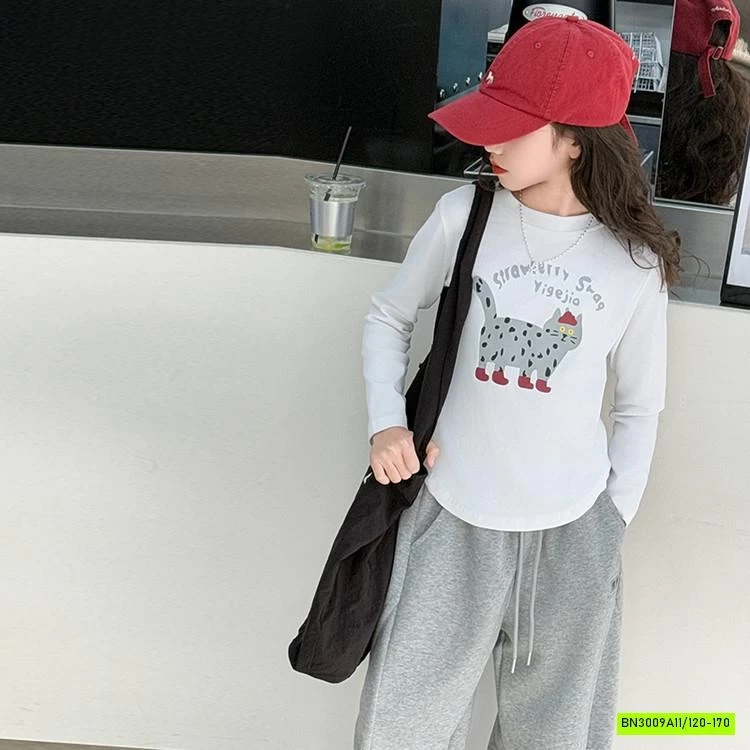 CROPTOP MÈO MIX BAGGY COTTON SZ ĐẠI