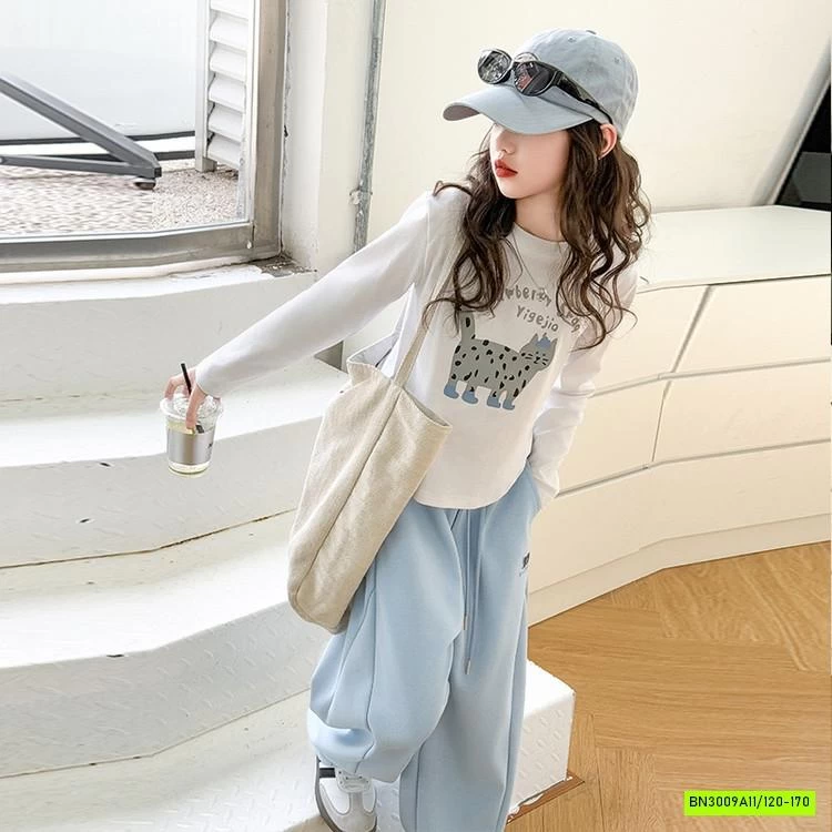 CROPTOP MÈO MIX BAGGY COTTON SZ ĐẠI