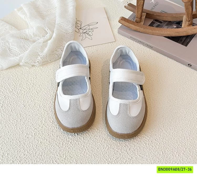 SLIP ON THỂ THAO QUAI DÁN 2 SỌC