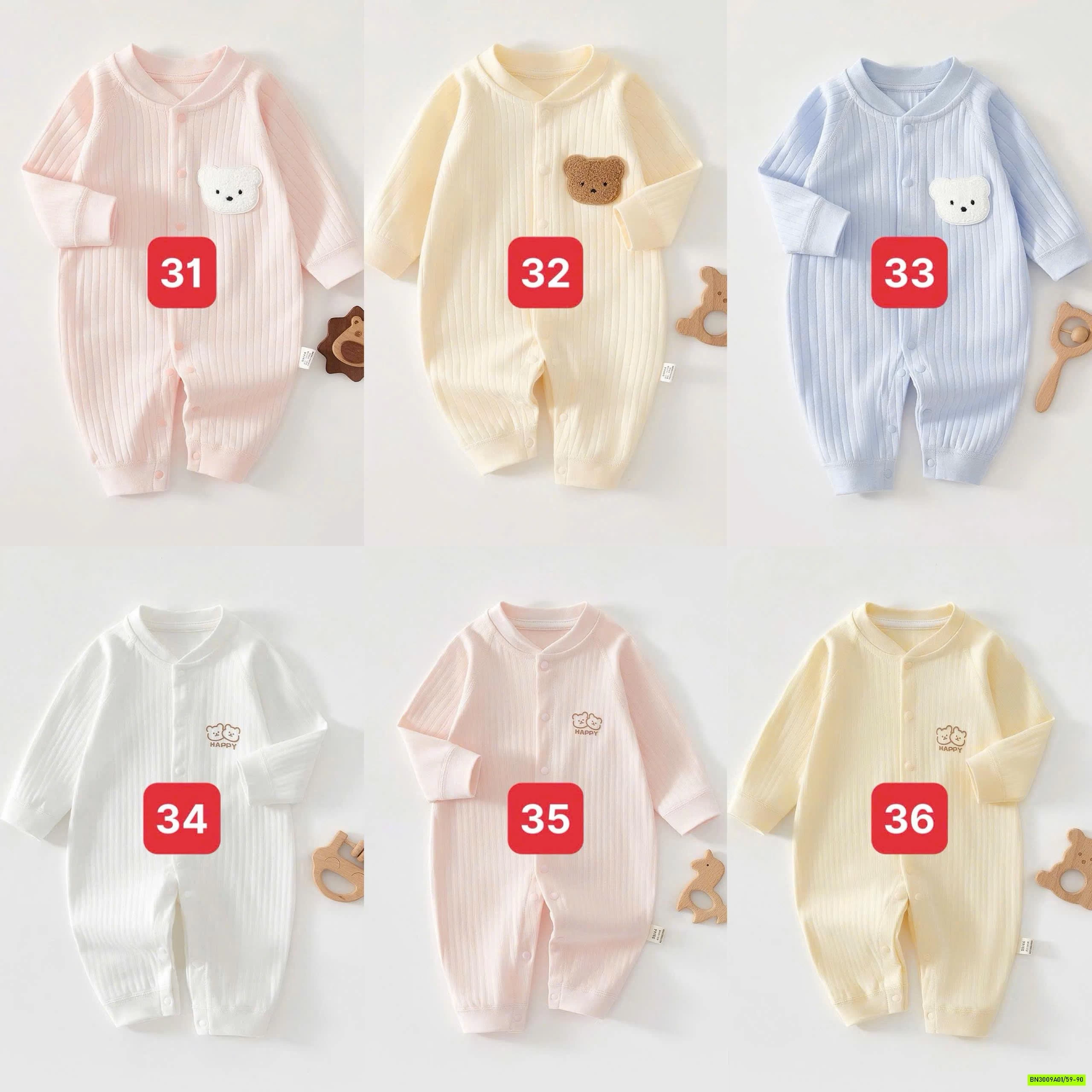 BODY COTTON MỀM ÊM CHO BÉ