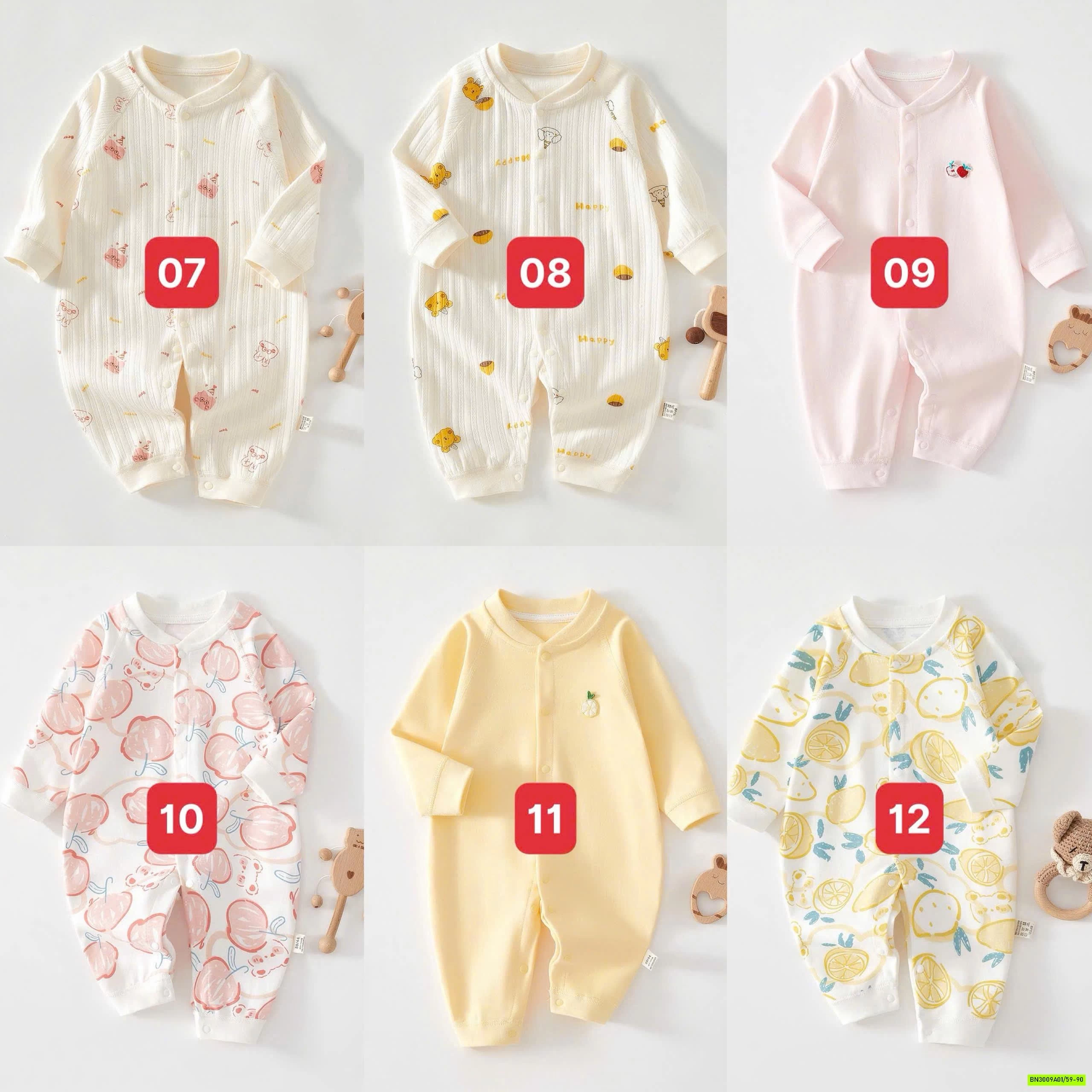 BODY COTTON MỀM ÊM CHO BÉ
