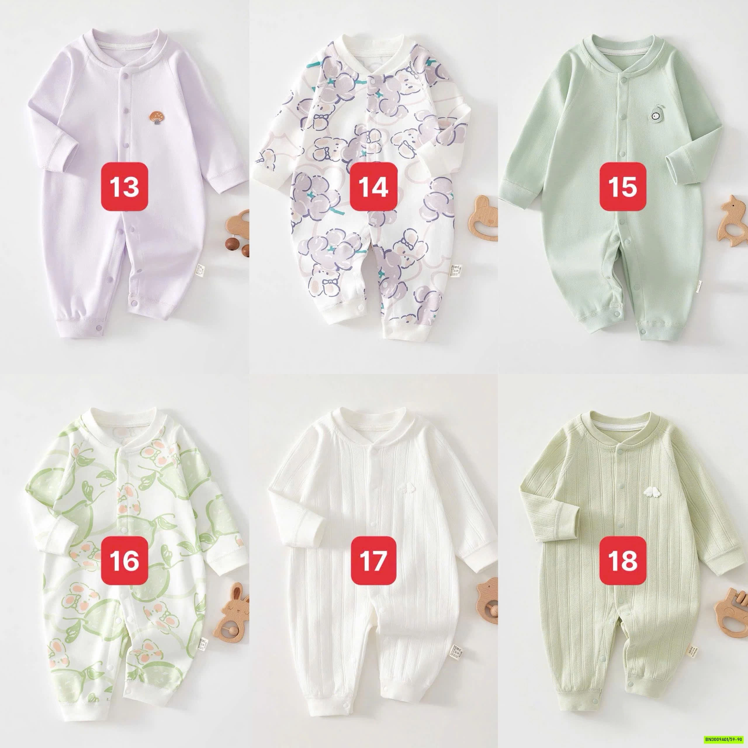 BODY COTTON MỀM ÊM CHO BÉ