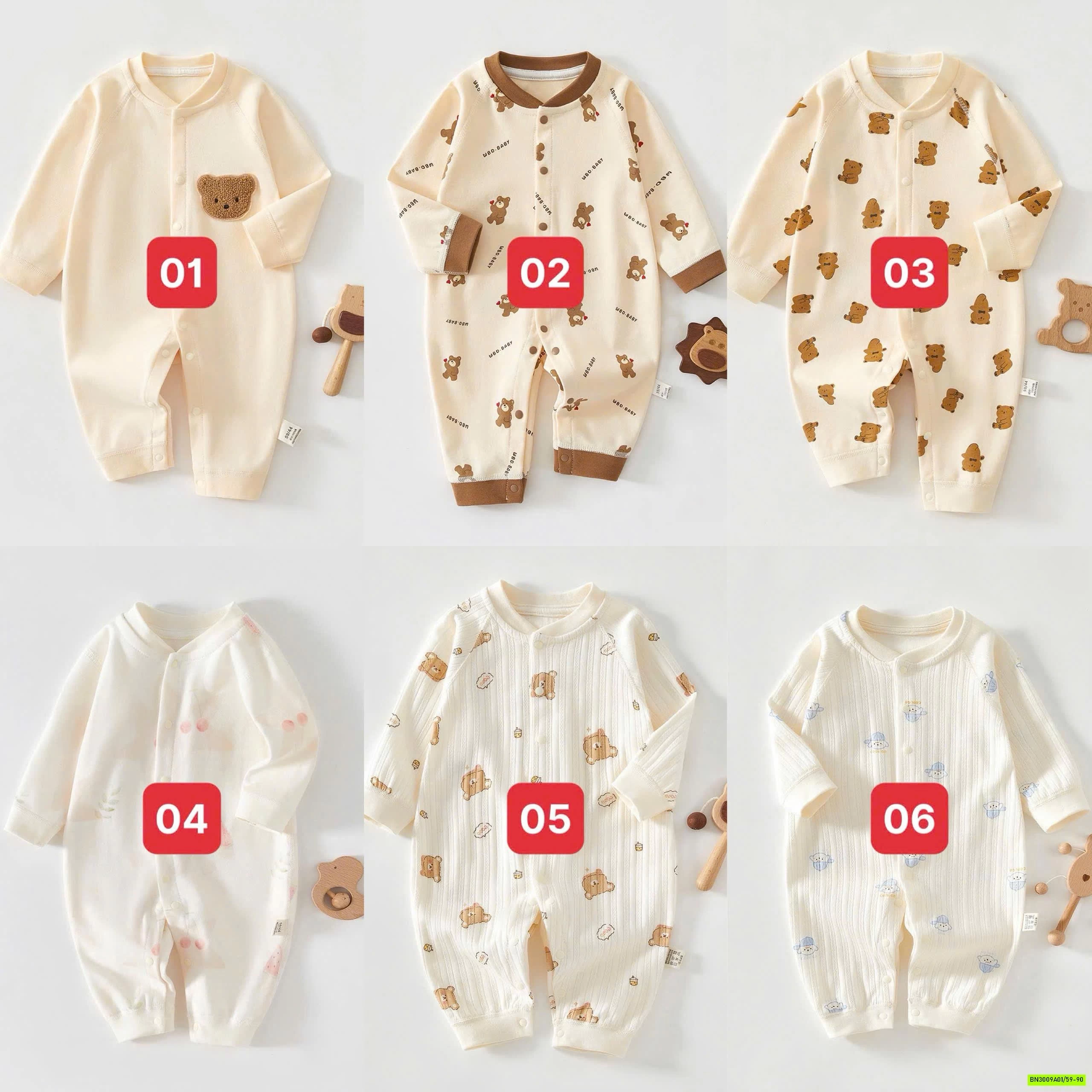 BODY COTTON MỀM ÊM CHO BÉ