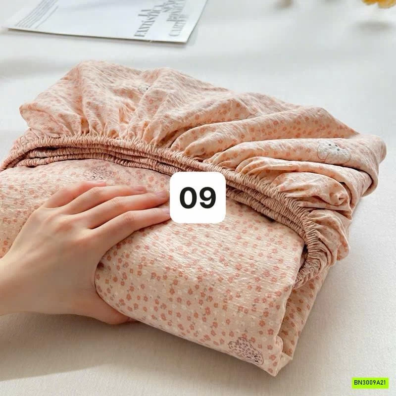 GA GIƯỜNG COTTON HỌA TIẾT XINH XẮN