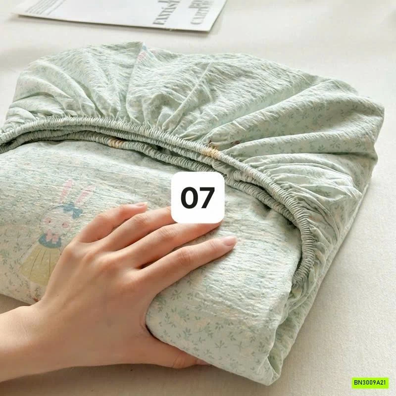 GA GIƯỜNG COTTON HỌA TIẾT XINH XẮN