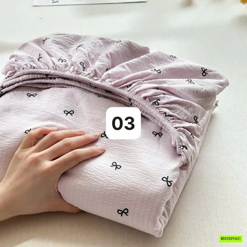 GA GIƯỜNG COTTON HỌA TIẾT XINH XẮN