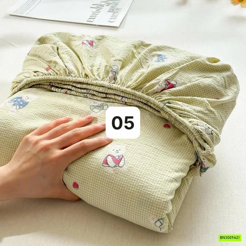 GA GIƯỜNG COTTON HỌA TIẾT XINH XẮN