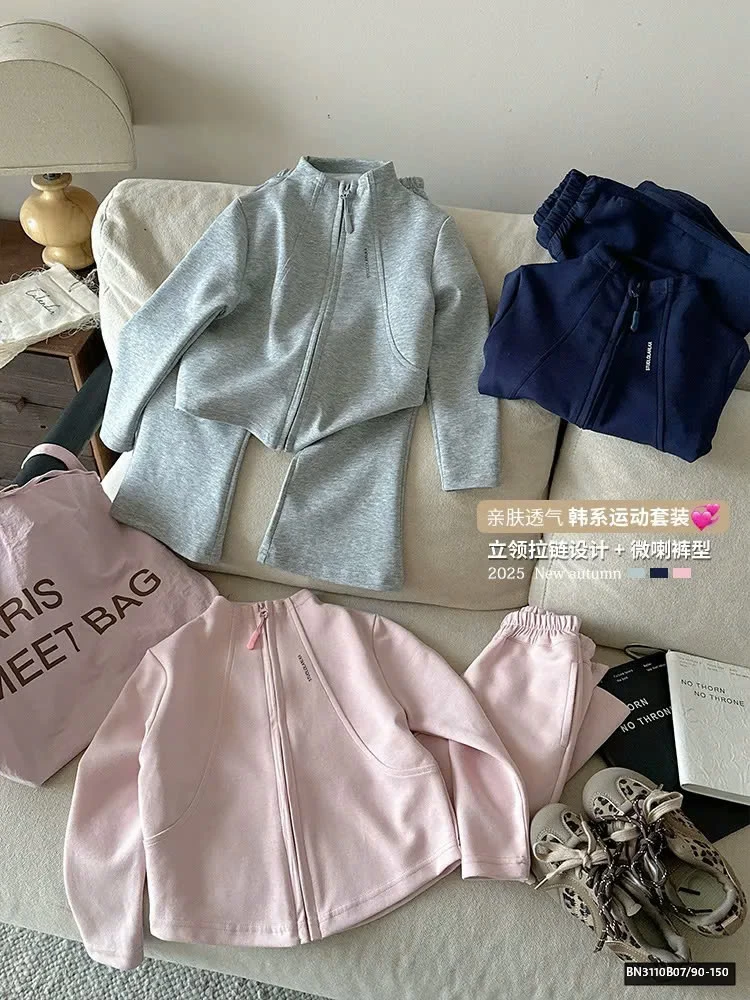 BỘ NỈ TRƠN QUẦN LOE BÉ GÁI