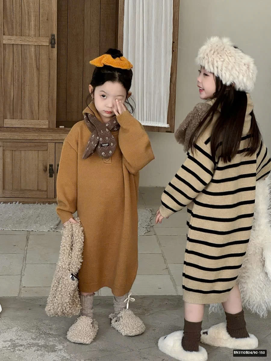 VÁY LEN DÁNG SUÔNG CÓ MŨ