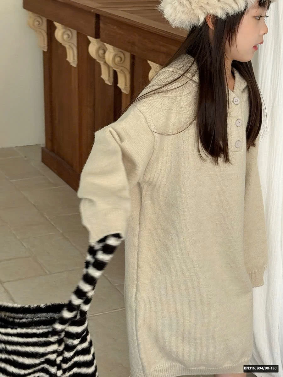 VÁY LEN DÁNG SUÔNG CÓ MŨ