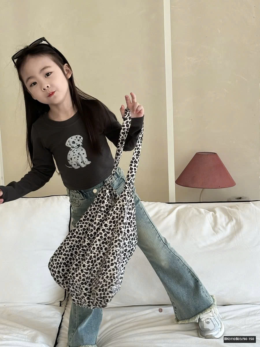 QUẦN JEAN ỐNG LOE CẠP CHUN