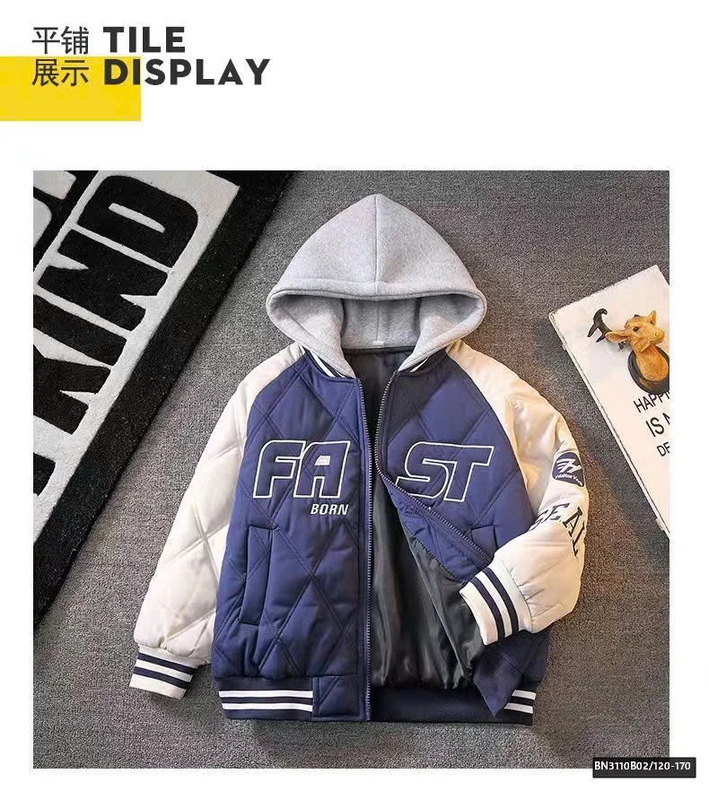 ÁO KHOÁC BOMBER SIZE ĐẠI BÉ TRAI