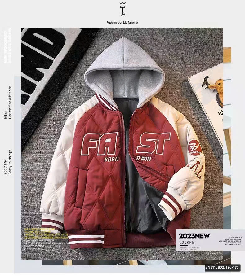 ÁO KHOÁC BOMBER SIZE ĐẠI BÉ TRAI