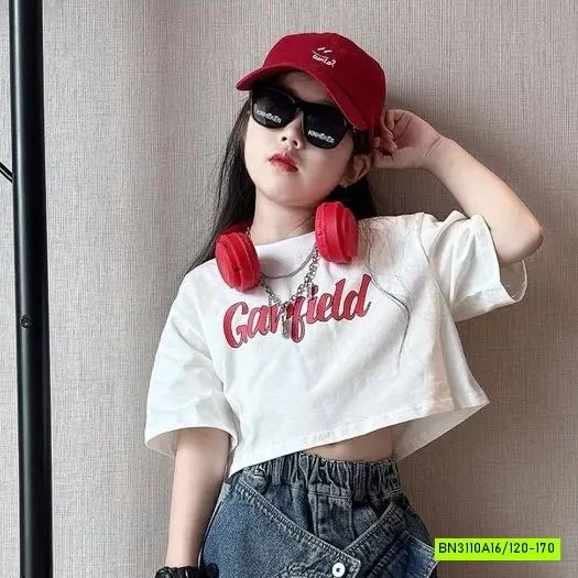 CROP TOP MIX SHORT JEANS CÁ TÍNH