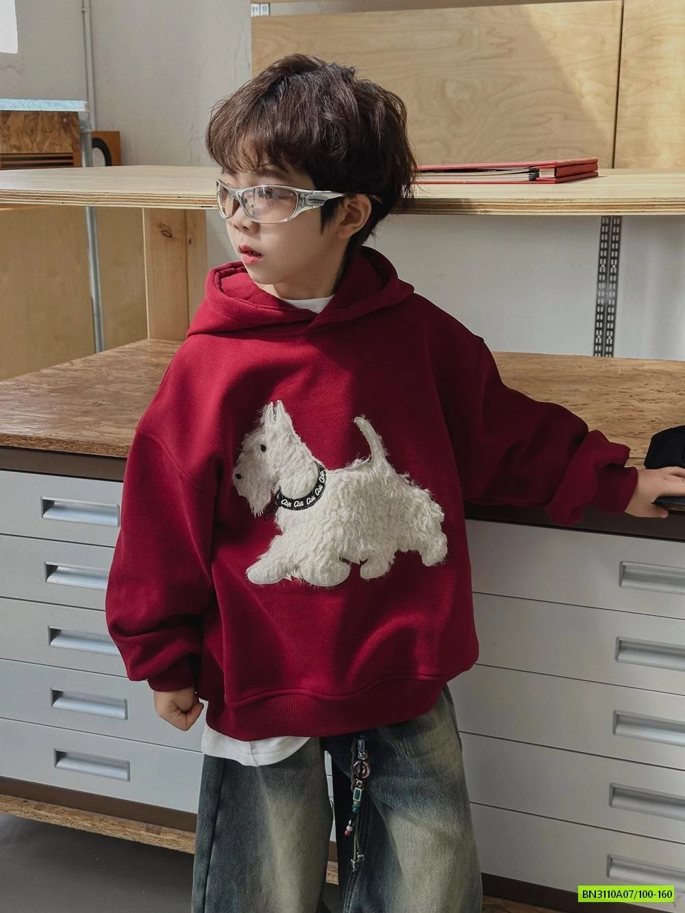 HOODIE CÚN NỈ BÔNG