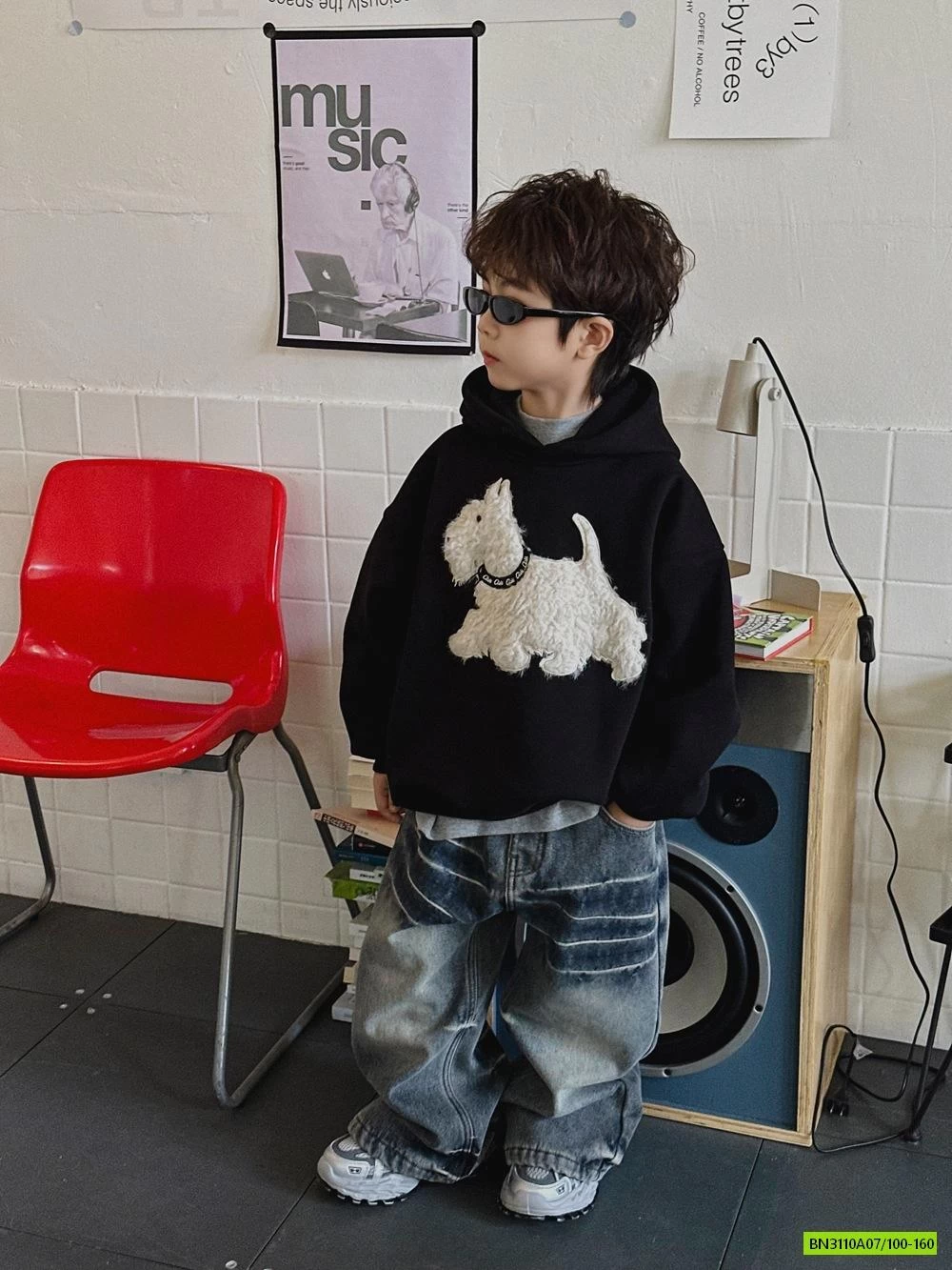 HOODIE CÚN NỈ BÔNG