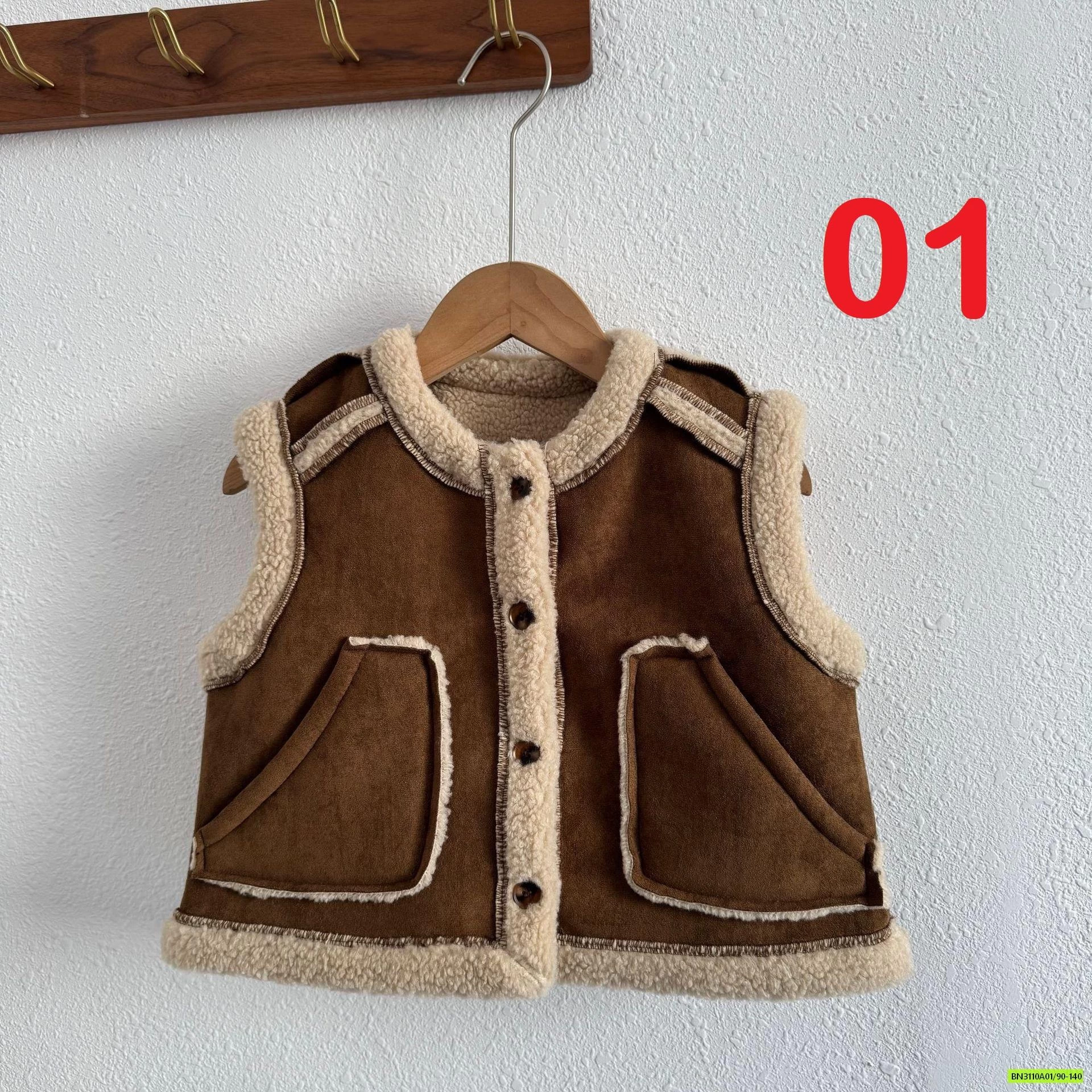 KHOÁC GILE LÔNG CỪU VINTAGE