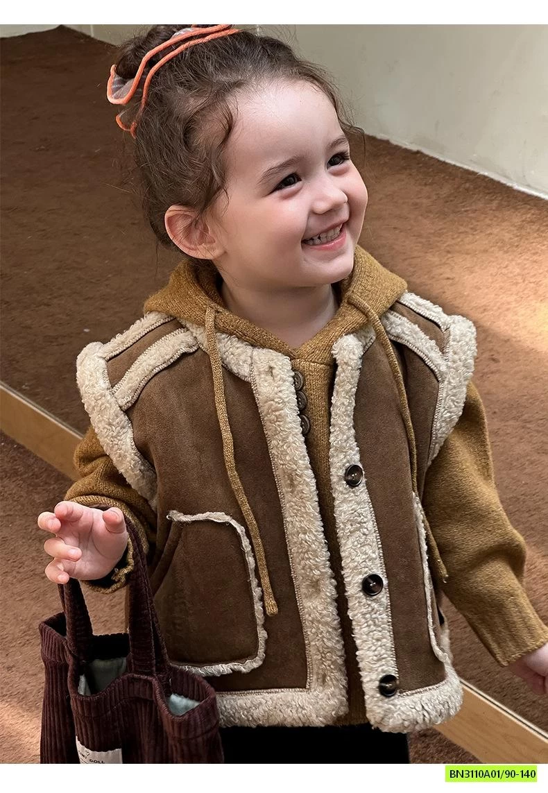 KHOÁC GILE LÔNG CỪU VINTAGE