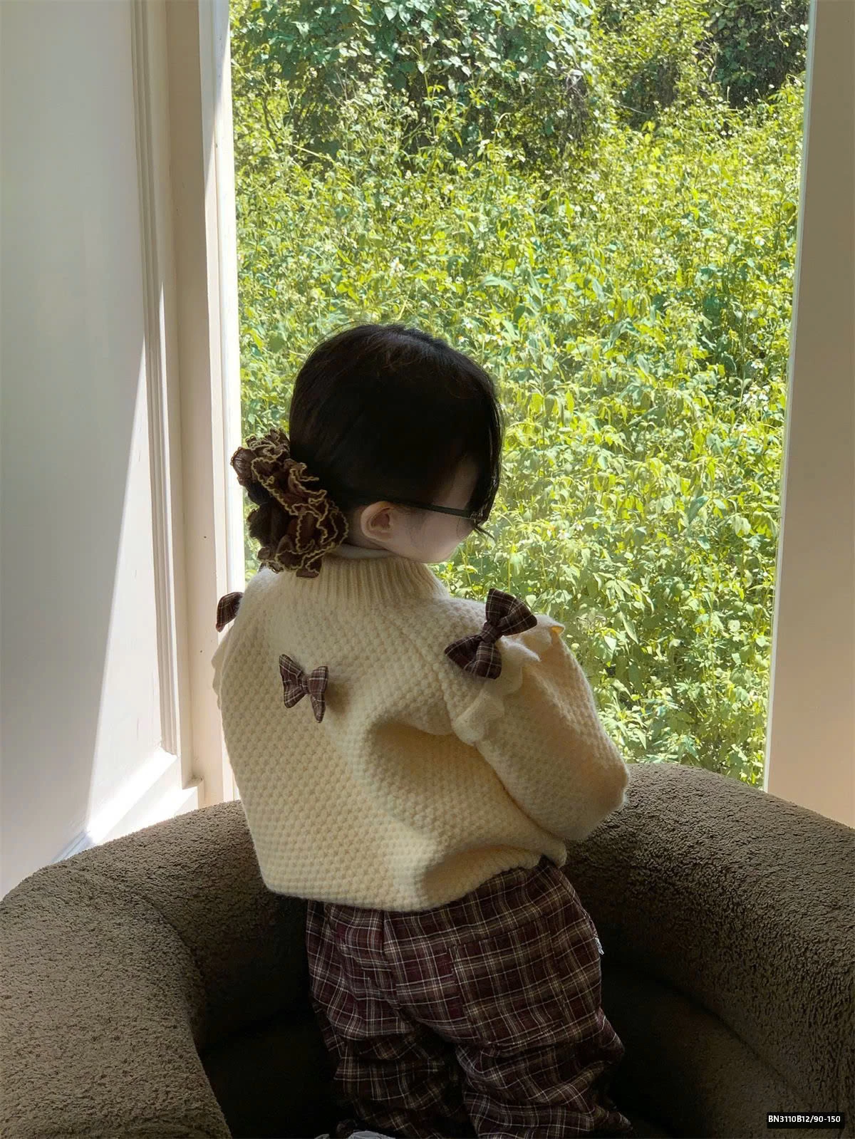 SET ÁO LEN NƠ MIX QUẦN KẺ BG