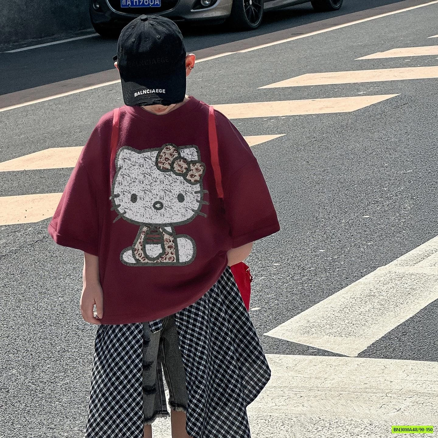 ÁO THUN ĐỎ KITTY