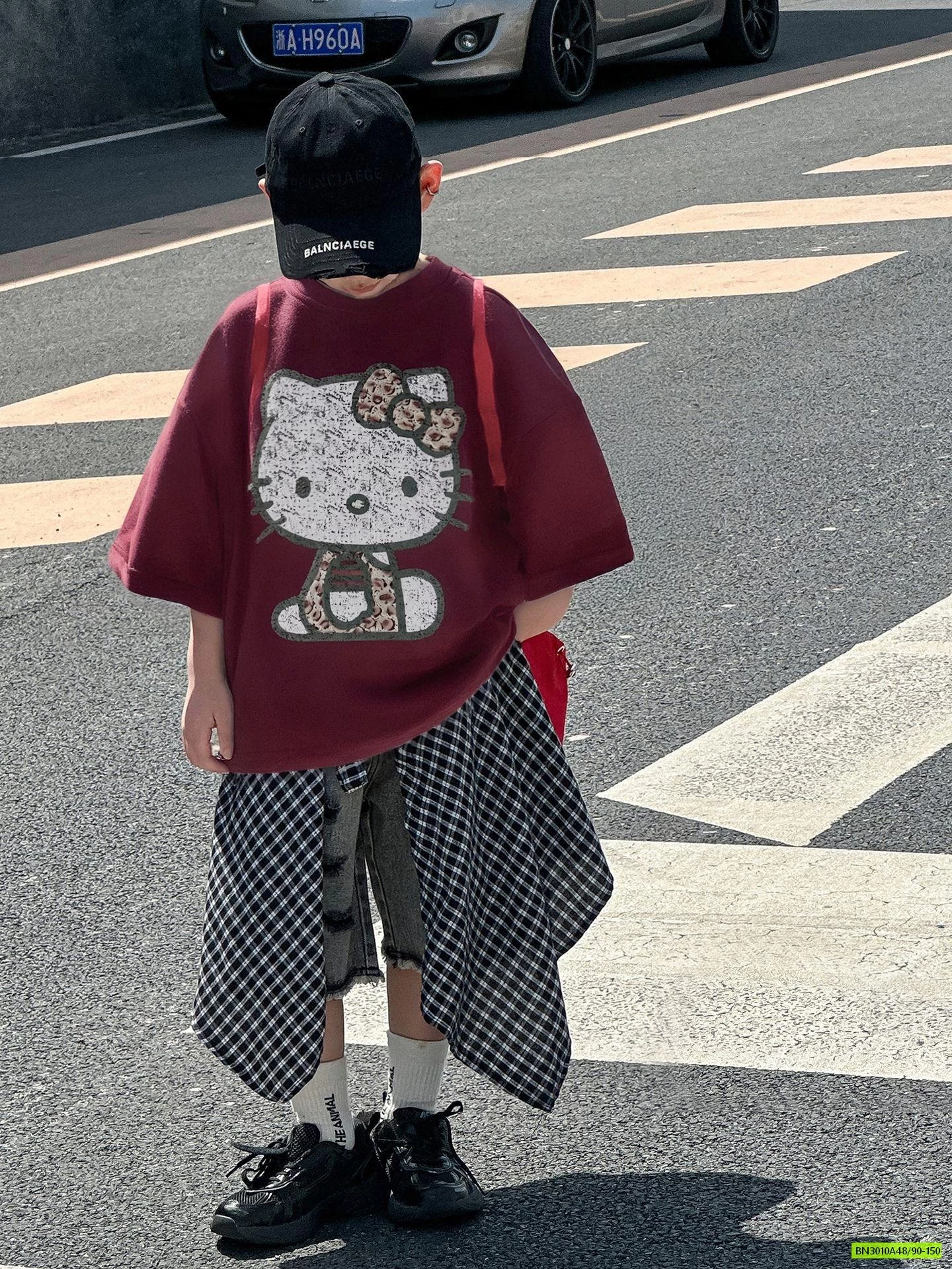 ÁO THUN ĐỎ KITTY