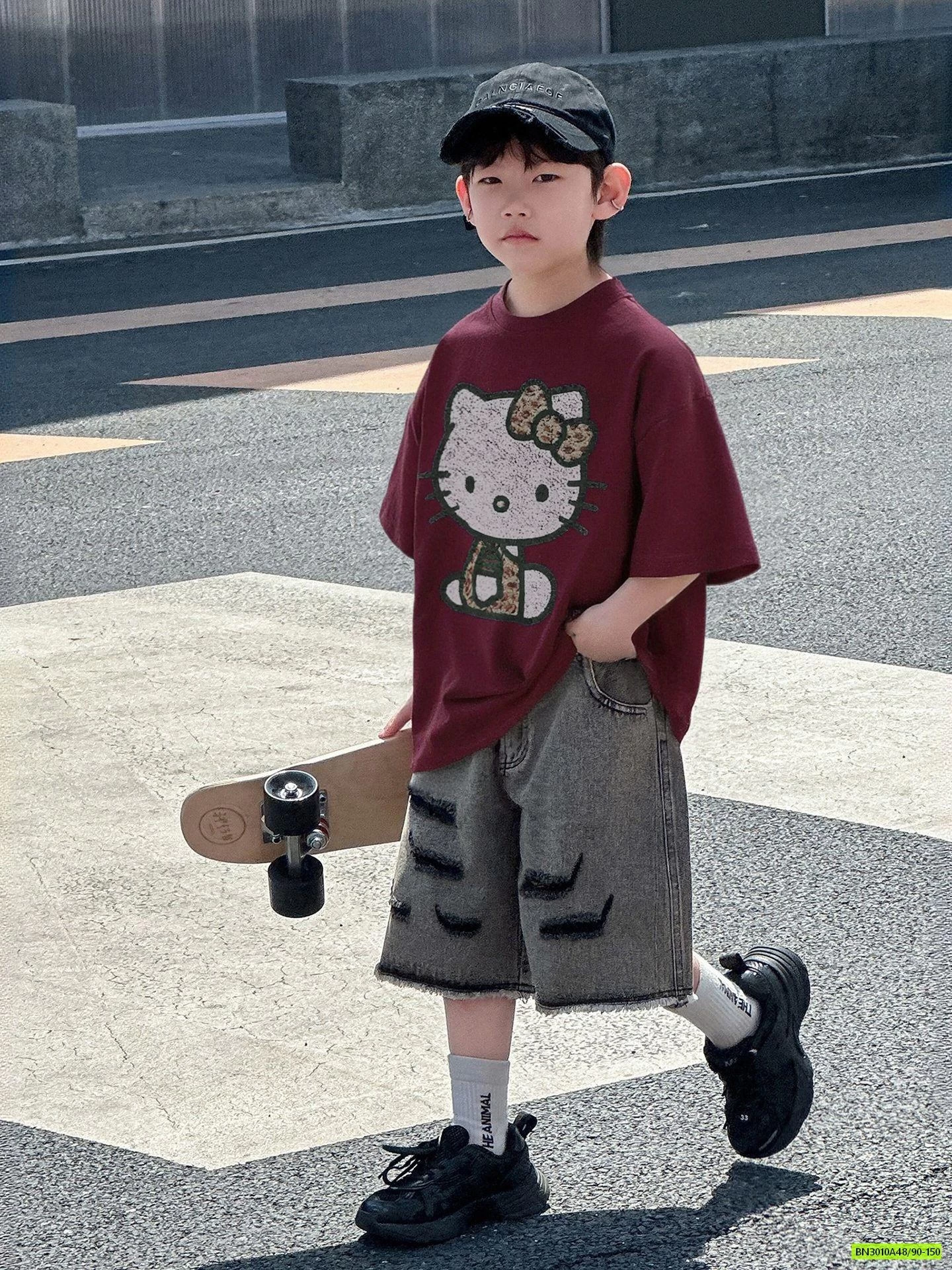 ÁO THUN ĐỎ KITTY