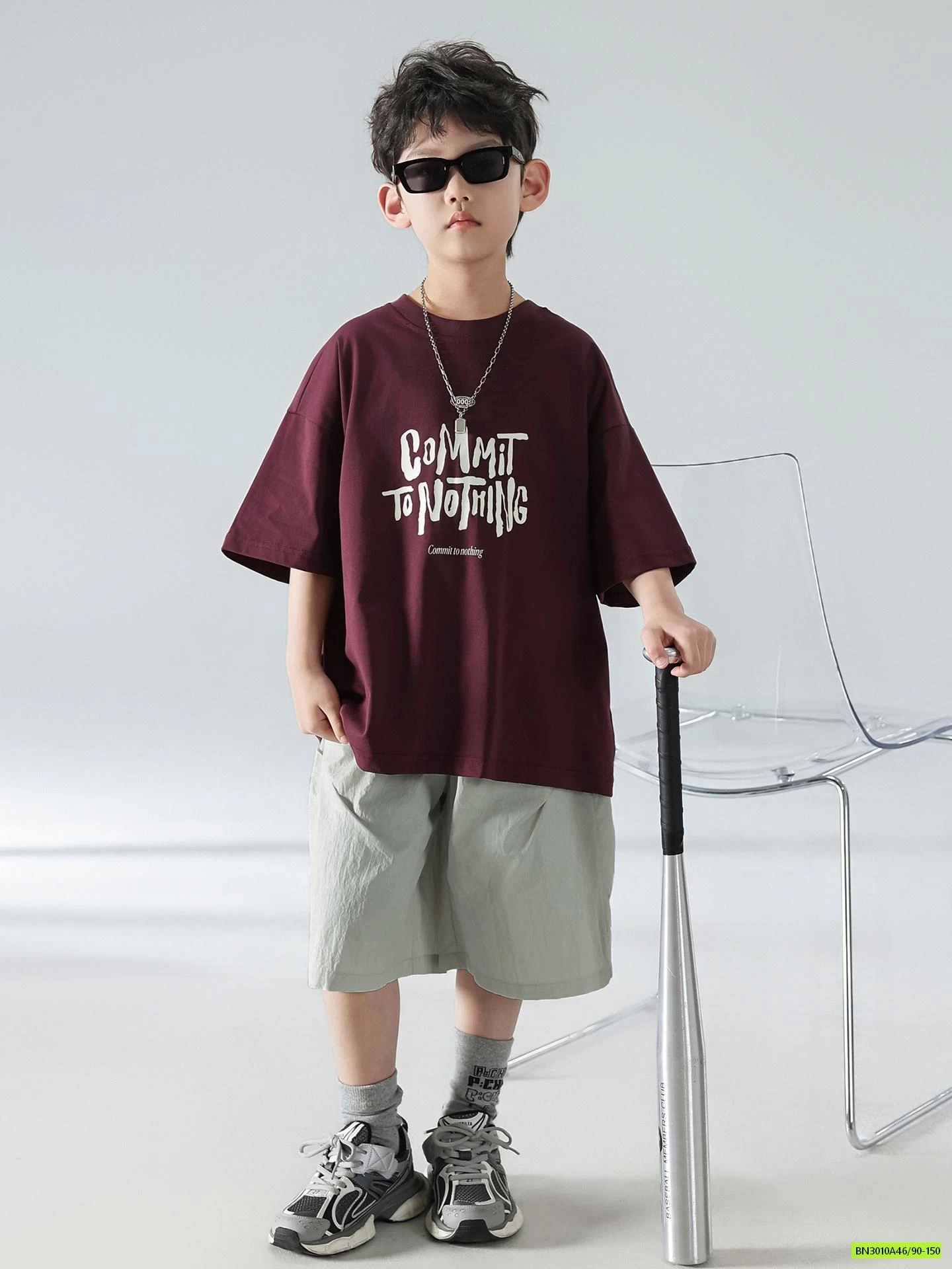 ÁO THUN ĐỎ TÍM MIX SHORT GIÓ