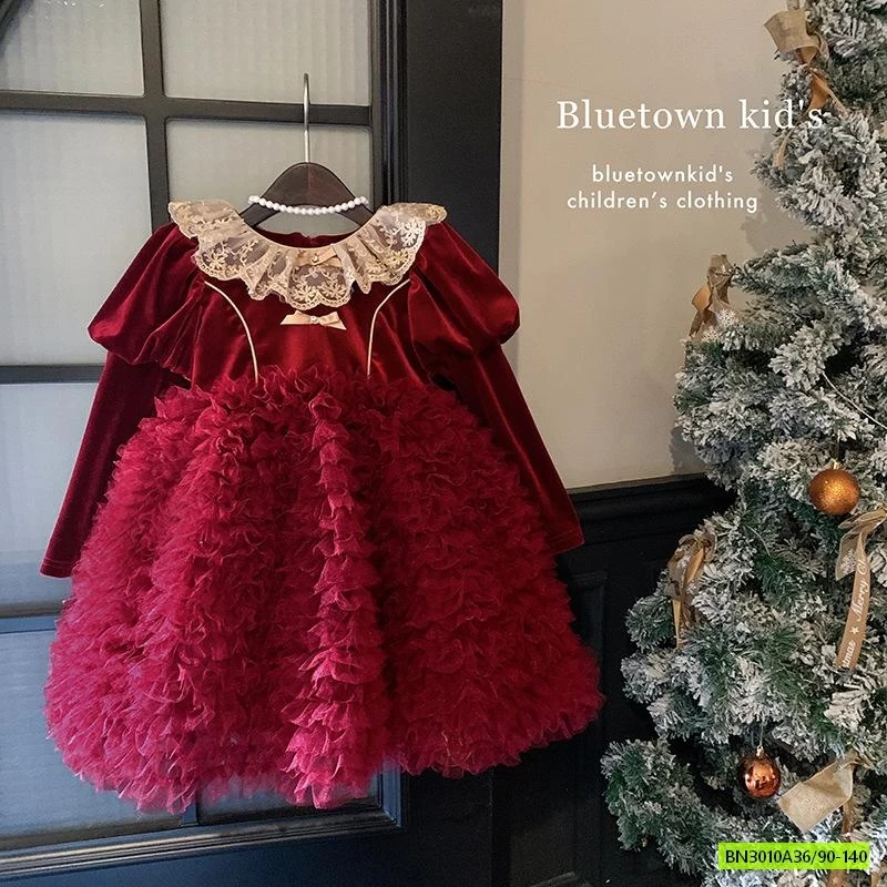 ĐẦM NHUNG CÔNG CHÚA CHÂN TUTU BLUETOWN