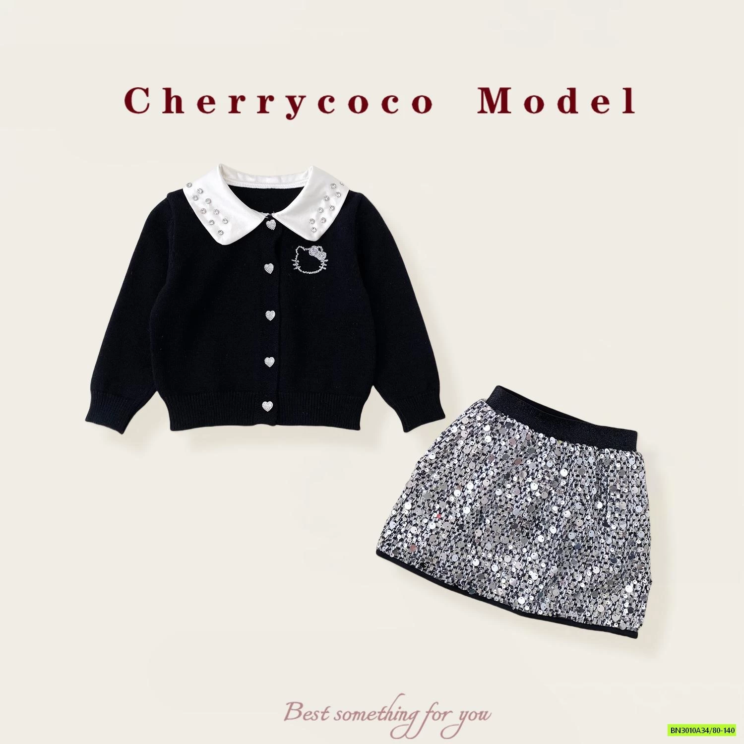 CARDIGAN+CV BLING CHERRYCOCO