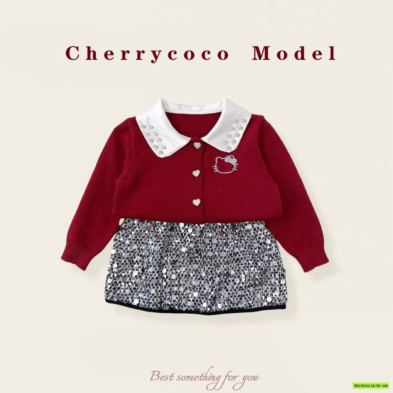 CARDIGAN+CV BLING CHERRYCOCO