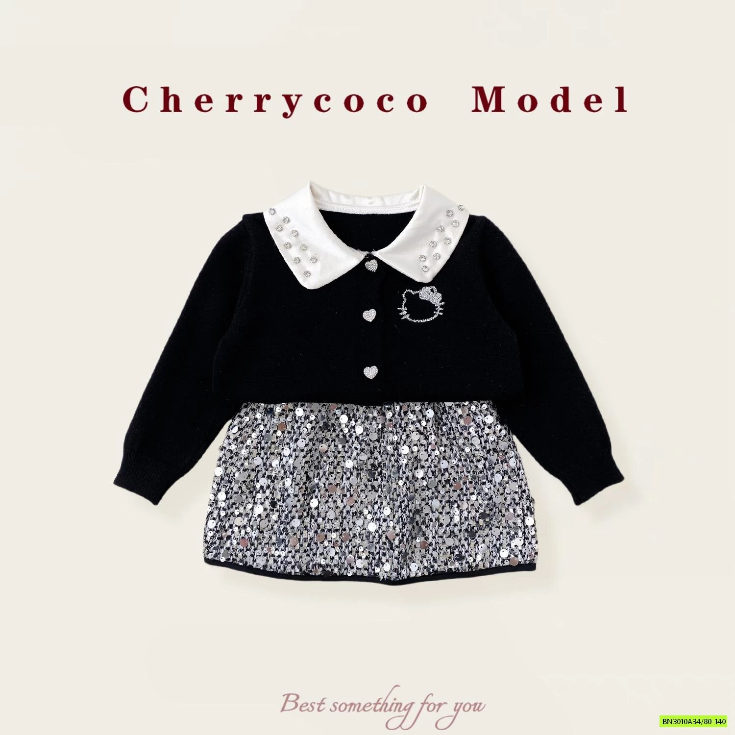 CARDIGAN+CV BLING CHERRYCOCO