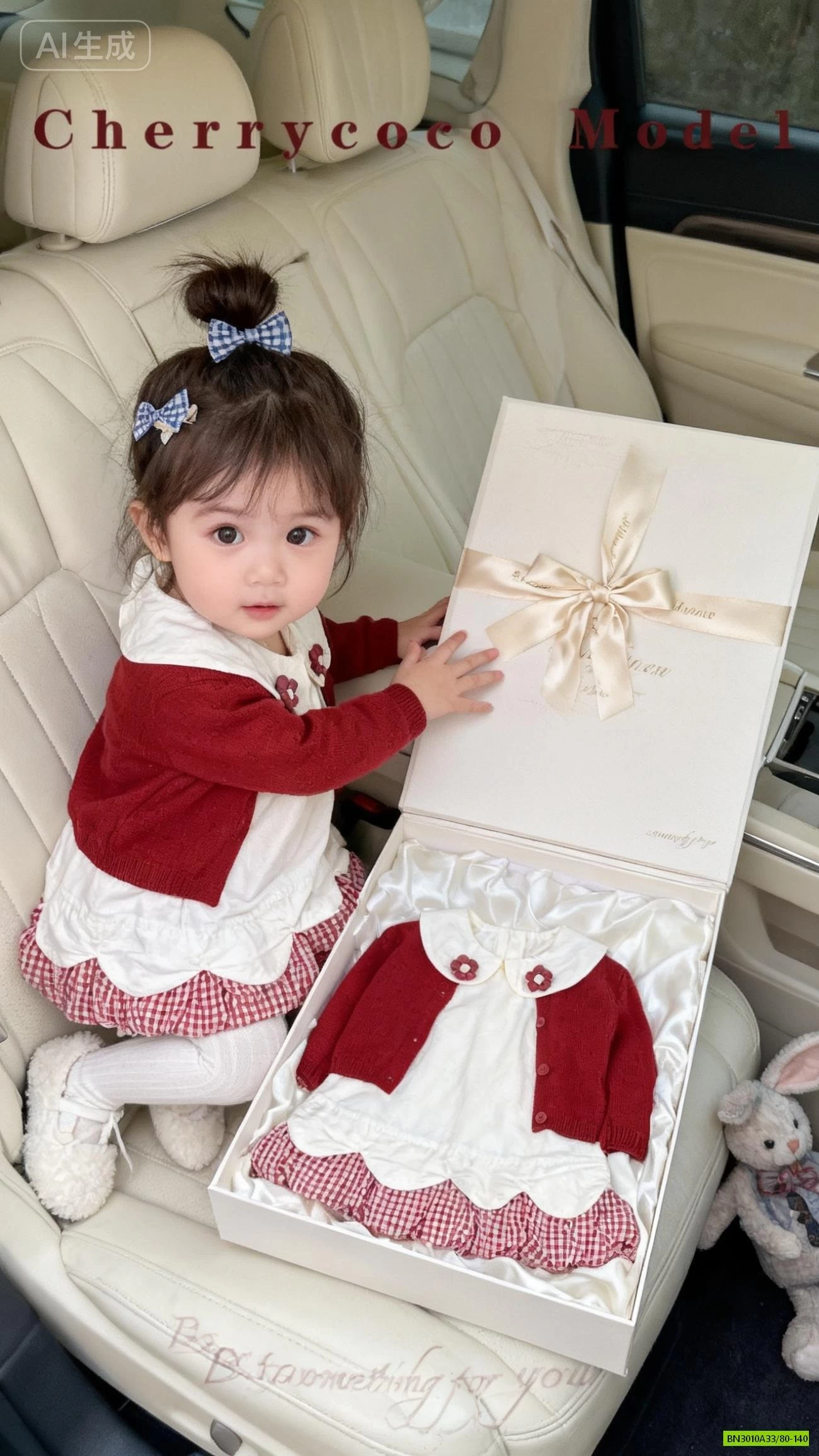 SÉT VÁY+CARDIGAN ĐỎ CHERRYCOCO