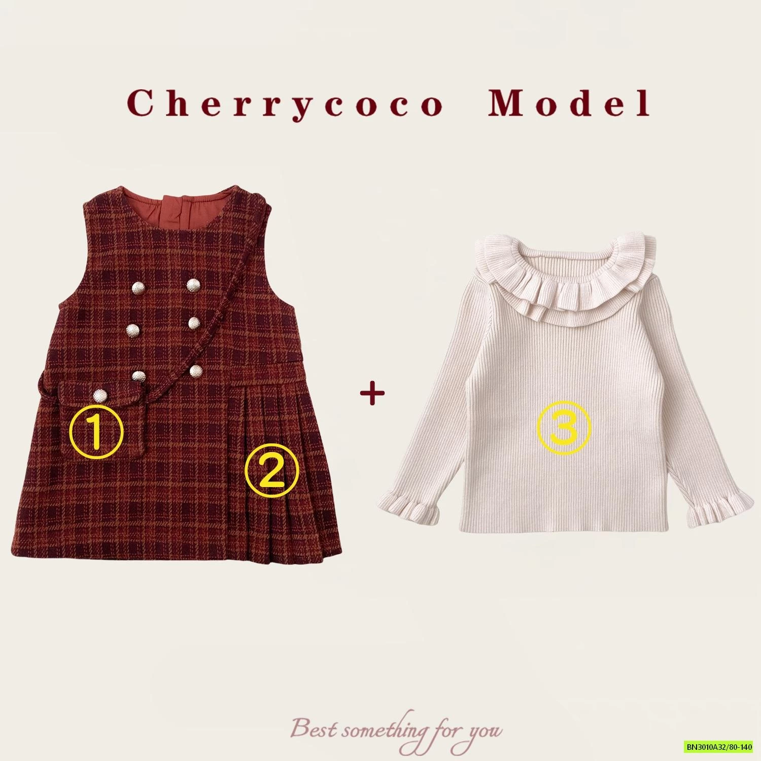 SÉT ĐẦM DẠ CARO CHERRYCOCO