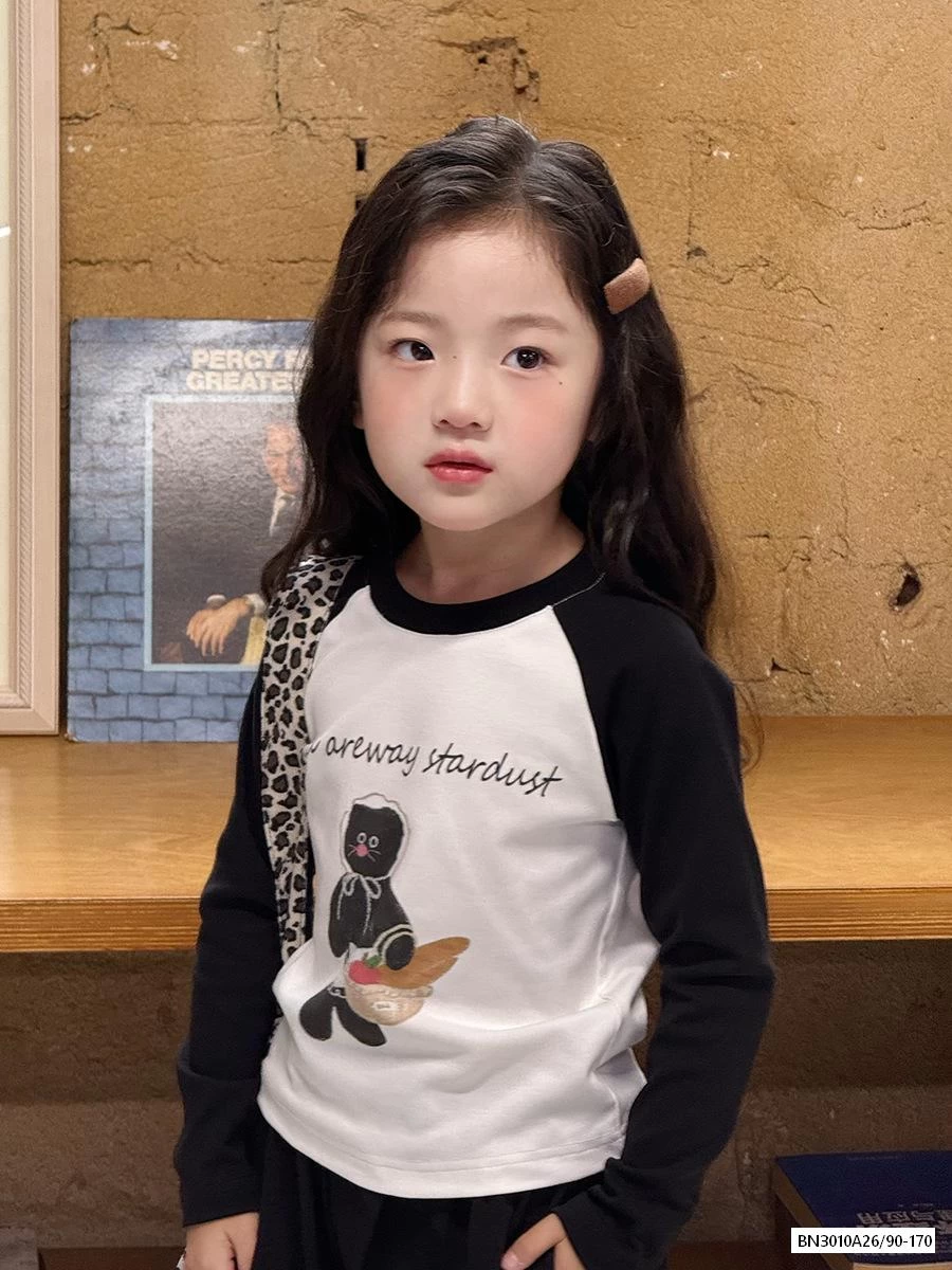 ÁO THUN PHỐI MÀU TAY 25F019 AMBB