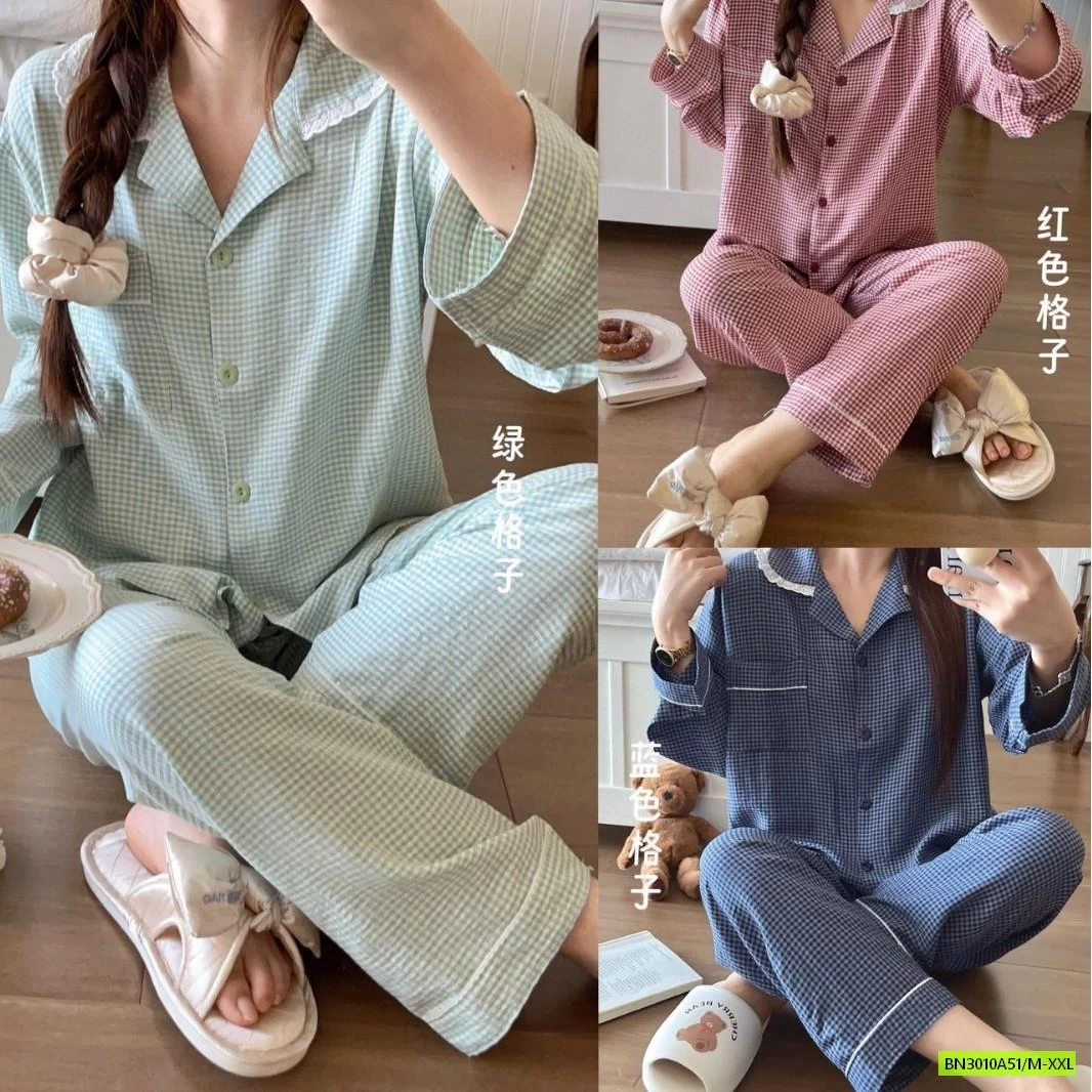 PIZAMA ĐŨI CARO JIEAINA