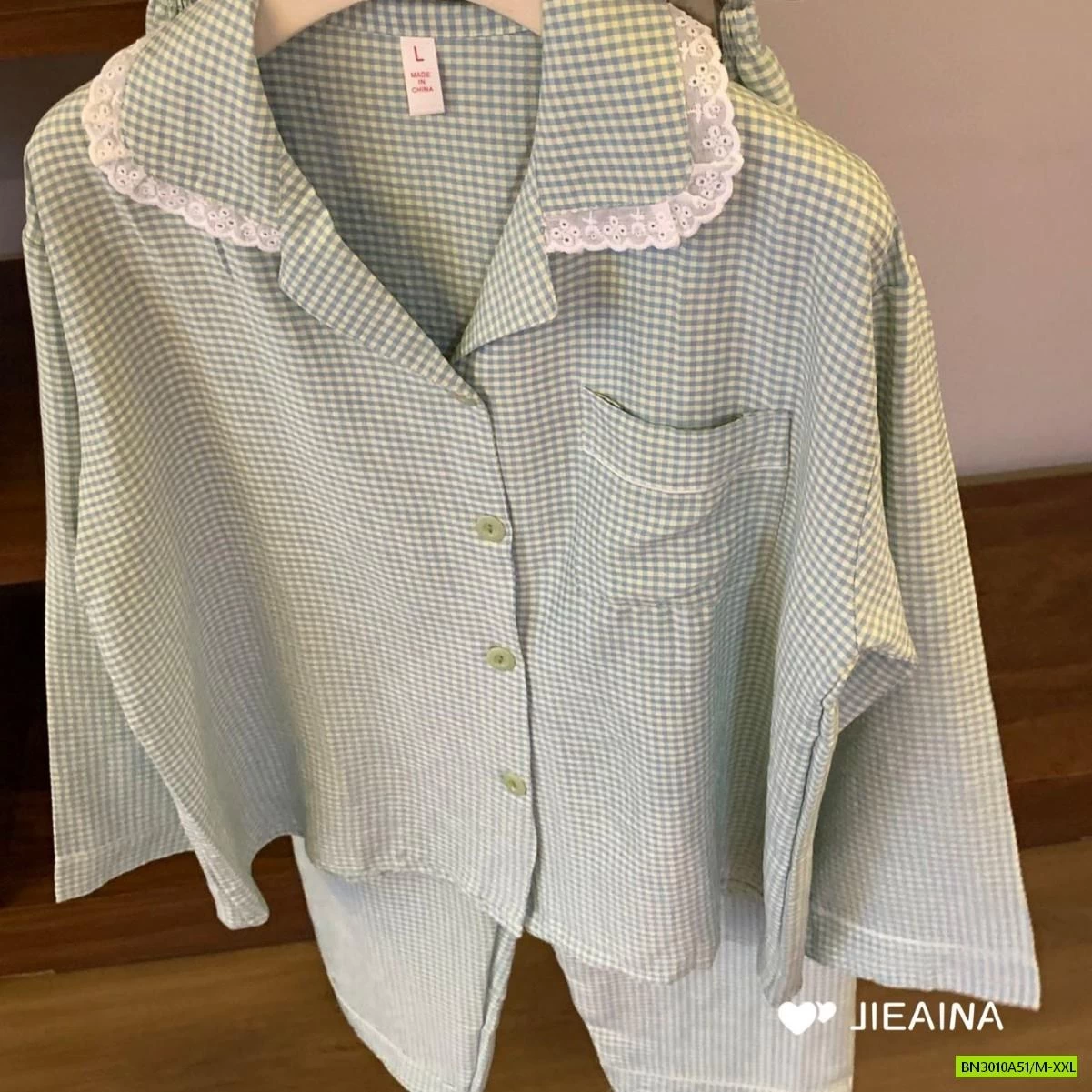 PIZAMA ĐŨI CARO JIEAINA