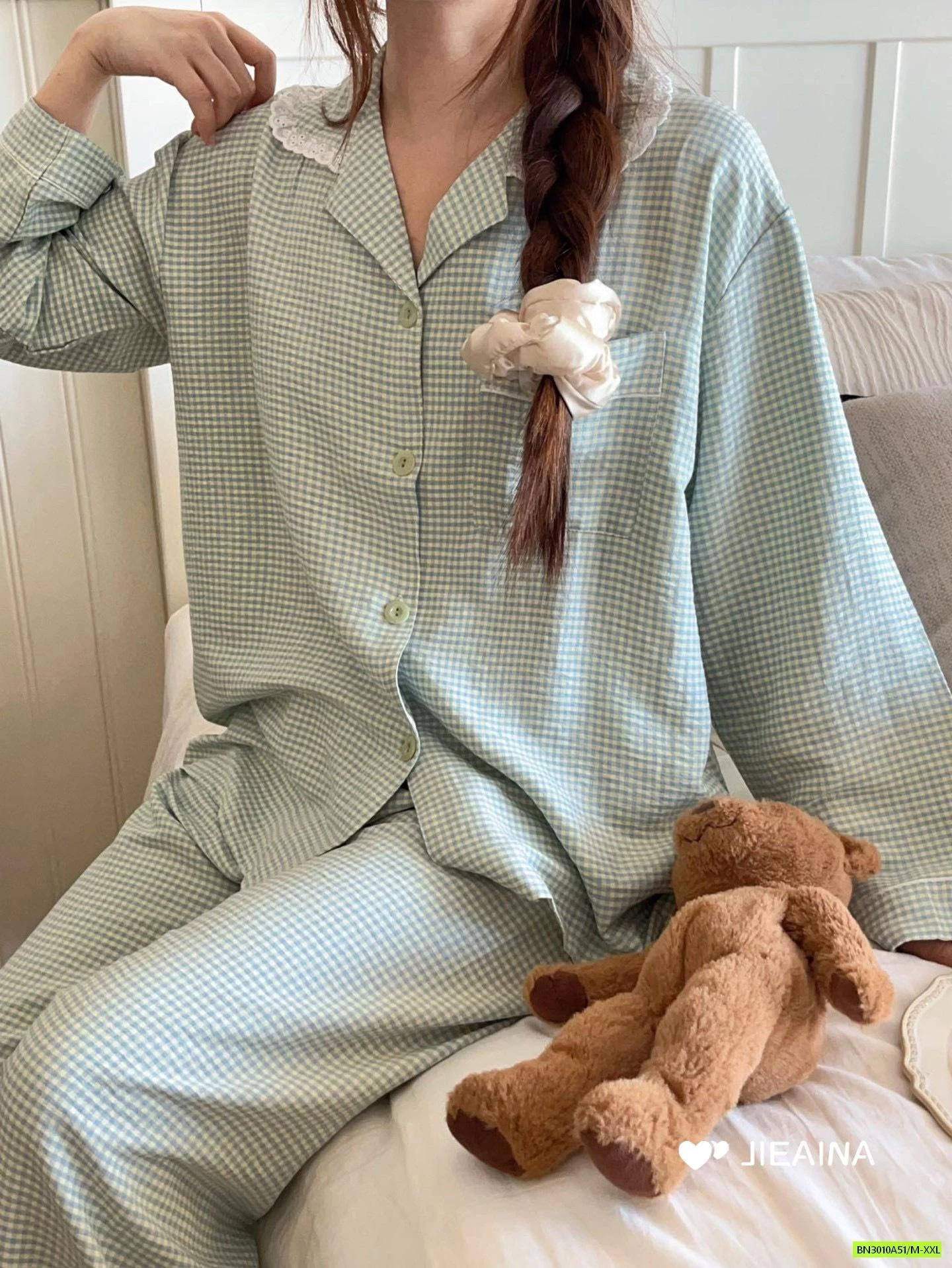 PIZAMA ĐŨI CARO JIEAINA