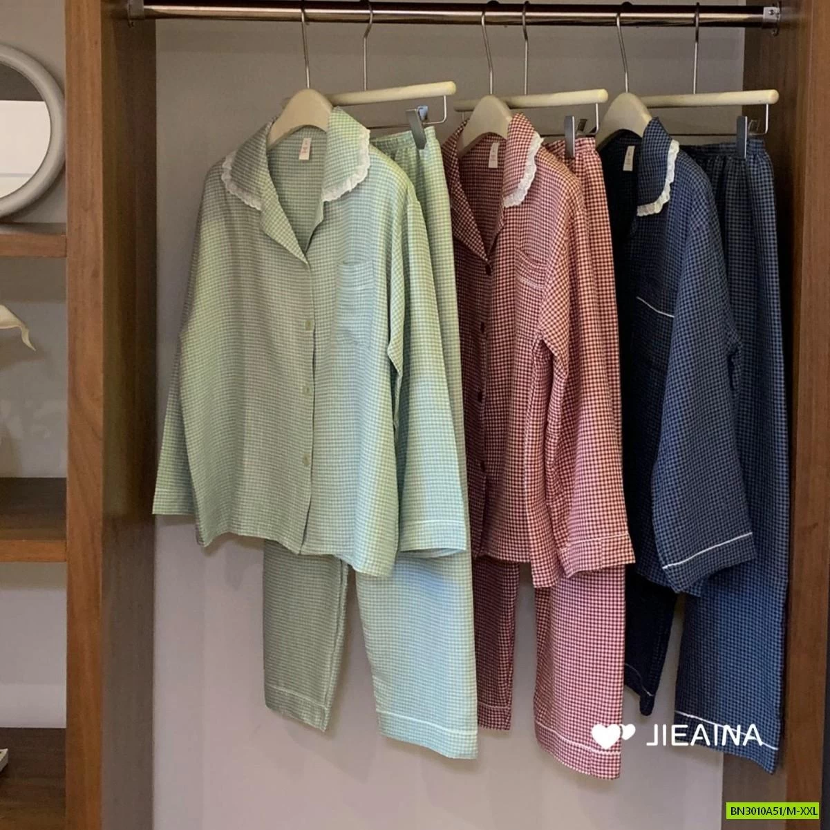 PIZAMA ĐŨI CARO JIEAINA