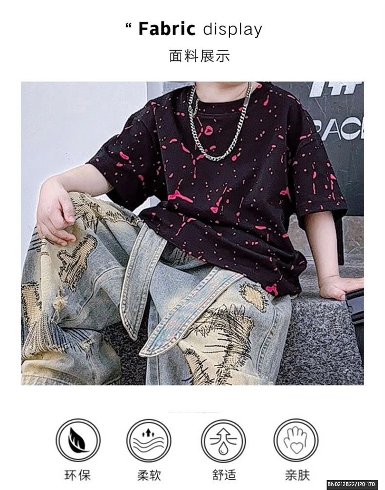 SÉT ÁO THUN VẢY SƠN MIX QUẦN JEAN CÁ TÍNH